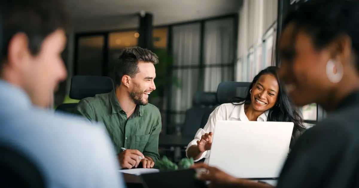 A team exercising balance with remote work