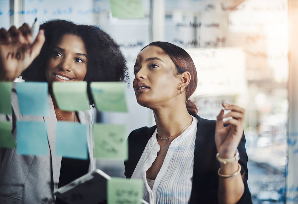 Two Executive Assistants Building an Effective Meeting Agenda