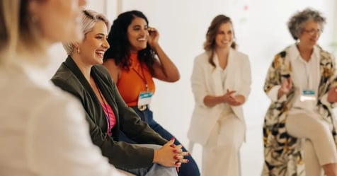 Executive Assistants in a roundtable discussion at an EA event