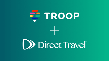 TROOP announces a new strategic partnership with Direct Travel to extend its meeting management technology to new and existing customers of the corporate travel management company. 
