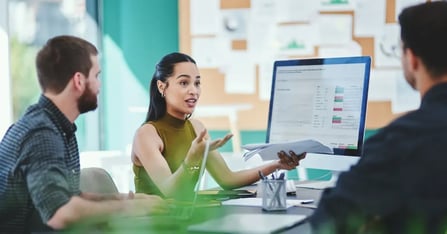 Team discussion on unmanaged meetings solutions