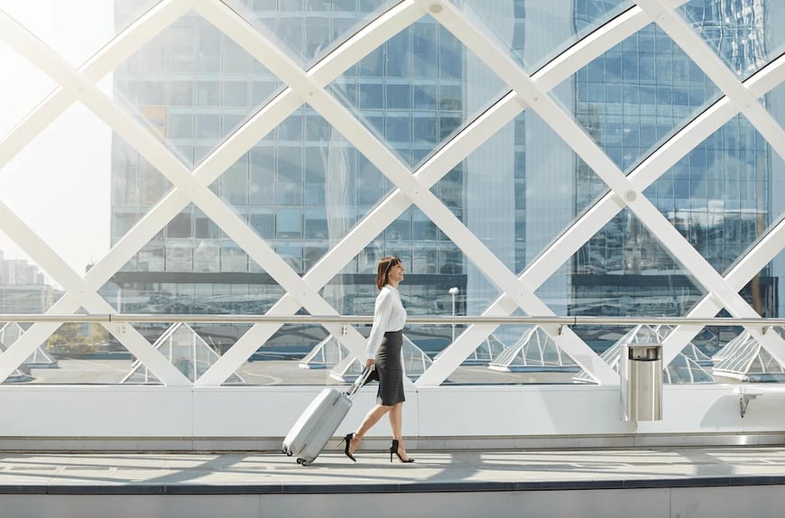 Women at an airport