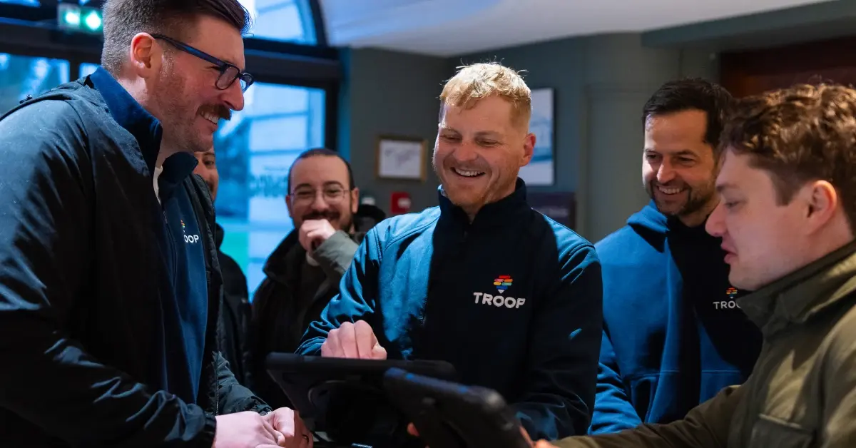 Team collaboration at TROOP Sync 2026